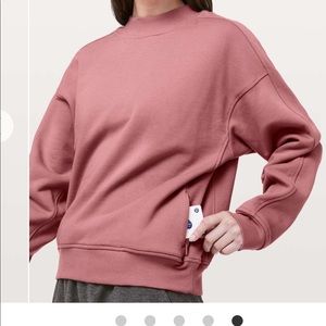 NWT lululemon Chill On Pullover Size 12 Quicksand